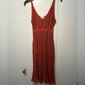 Petal & Pup Burnt Orange Knit Dress